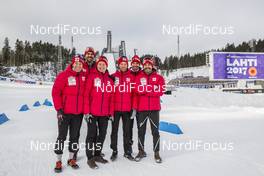 21.02.2017, Lahti, Finland (FIN): Cross Country Team CANADA - Team Picture   - FIS nordic world ski championships, cross-country, training, Lahti (FIN). www.nordicfocus.com. © Modica/NordicFocus. Every downloaded picture is fee-liable.