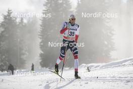31.12.2017, Lenzerheide, Switzerland (SUI): Niklas Dyrhaug (NOR) - FIS world cup cross-country, tour de ski, 15km men, Lenzerheide (SUI). www.nordicfocus.com. © Modica/NordicFocus. Every downloaded picture is fee-liable.