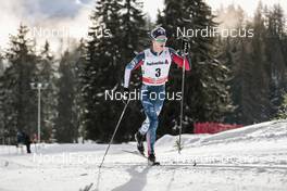 31.12.2017, Lenzerheide, Switzerland (SUI): Erik Bjornsen (USA) - FIS world cup cross-country, tour de ski, 15km men, Lenzerheide (SUI). www.nordicfocus.com. © Modica/NordicFocus. Every downloaded picture is fee-liable.
