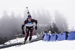 04.01.2018, Oberhof, Germany (GER): Ekaterina Yurlova (RUS) -  IBU world cup biathlon, sprint women, Oberhof (GER). www.nordicfocus.com. © Manzoni/NordicFocus. Every downloaded picture is fee-liable.
