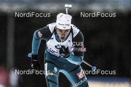 05.01.2018, Oberhof, Germany (GER): Antonin Guigonnat (FRA) -  IBU world cup biathlon, sprint men, Oberhof (GER). www.nordicfocus.com. © Manzoni/NordicFocus. Every downloaded picture is fee-liable.