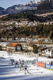 15.01.2017, Val di Fiemme, Italy (ITA): Jakob Lange (GER), Philipp Orter (AUT), (l-r)  - FIS world cup nordic combined, individual gundersen HS134/10km, Val di Fiemme (ITA). www.nordicfocus.com. © Bragotto/NordicFocus. Every downloaded picture is fee-liable.