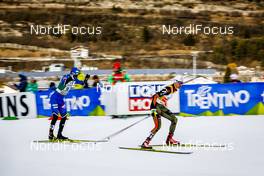 14.01.2017, Val di Fiemme, Italy (ITA): Kail Piho (EST), Espen Andersen (NOR), (l-r)  - FIS world cup nordic combined, team sprint HS134/2x7.5km, Val di Fiemme (ITA). www.nordicfocus.com. © Bragotto/NordicFocus. Every downloaded picture is fee-liable.