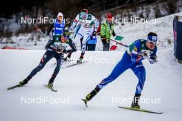 14.01.2017, Val di Fiemme, Italy (ITA): Samuel Costa (ITA), (l-r)  - FIS world cup nordic combined, team sprint HS134/2x7.5km, Val di Fiemme (ITA). www.nordicfocus.com. © Bragotto/NordicFocus. Every downloaded picture is fee-liable.