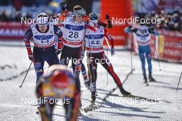 22.01.2017, Chaux-Neuve, France (FRA): Magnus Krog (NOR), Paul Gerstgraser (AUT), Akito Watabe (JPN) - FIS world cup nordic combined, individual gundersen HS118/10km, Chaux-Neuve (FRA). www.nordicfocus.com. © Thibaut/NordicFocus. Every downloaded picture is fee-liable.