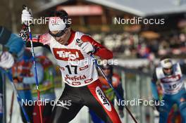 28.01.2017, Seefeld, Austria (AUT): Hideaki Nagai (JPN) - FIS world cup nordic combined, individual gundersen HS109/10km, Seefeld (AUT). www.nordicfocus.com. © Thibaut/NordicFocus. Every downloaded picture is fee-liable.
