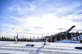 11.03.2017, Oslo, Norway (NOR): Kristjan Ilves (EST), Leevi Mutru (FIN) - FIS world cup nordic combined, individual gundersen HS134/10km, Oslo (NOR). www.nordicfocus.com. © Thibaut/NordicFocus. Every downloaded picture is fee-liable.
