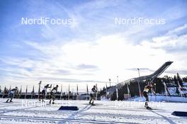 11.03.2017, Oslo, Norway (NOR): Johannes Rydzek (GER), Fabian Riessle (GER), Manuel Faisst (GER), Magnus Hovdal Moan (NOR), Maxime Laheurte (FRA) - FIS world cup nordic combined, individual gundersen HS134/10km, Oslo (NOR). www.nordicfocus.com. © Thibaut/NordicFocus. Every downloaded picture is fee-liable.