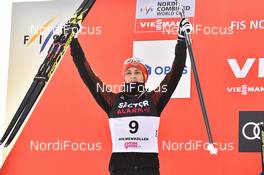 11.03.2017, Oslo, Norway (NOR): Eric Frenzel (GER) - FIS world cup nordic combined, individual gundersen HS134/10km, Oslo (NOR). www.nordicfocus.com. © Thibaut/NordicFocus. Every downloaded picture is fee-liable.