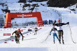 11.03.2017, Oslo, Norway (NOR): Johannes Rydzek (GER), Francois Braud (FRA), Bjoern Kircheisen (GER) - FIS world cup nordic combined, individual gundersen HS134/10km, Oslo (NOR). www.nordicfocus.com. © Thibaut/NordicFocus. Every downloaded picture is fee-liable.