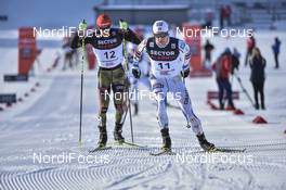 11.03.2017, Oslo, Norway (NOR): Thomas Kjelbotn (NOR), Manuel Faisst (GER) - FIS world cup nordic combined, individual gundersen HS134/10km, Oslo (NOR). www.nordicfocus.com. © Thibaut/NordicFocus. Every downloaded picture is fee-liable.