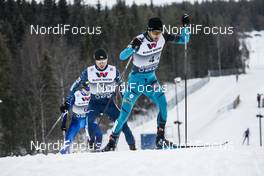 02.12.2017, Lillehammer, Norway (NOR): Yoshito Watabe (JPN), Jason Lamy Chappuis  (FRA), (l-r)  - FIS world cup nordic combined, team HS100/4x5km, Lillehammer (NOR). www.nordicfocus.com. © Modica/NordicFocus. Every downloaded picture is fee-liable.