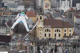 04.01.2017, Innsbruck, Austria (AUT): Anze Semenic (SLO) - FIS world cup ski jumping, four hills tournament, individual HS130, Innsbruck (AUT). www.nordicfocus.com. © Rauschendorfer/NordicFocus. Every downloaded picture is fee-liable.