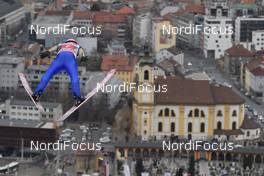 04.01.2017, Innsbruck, Austria (AUT): Manuel Fettner (AUT) - FIS world cup ski jumping, four hills tournament, individual HS130, Innsbruck (AUT). www.nordicfocus.com. © Rauschendorfer/NordicFocus. Every downloaded picture is fee-liable.
