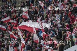 12.03.2017, Oslo, Norway (NOR): Event Feature: Polish fans - FIS world cup ski jumping, individual HS134, Oslo (NOR). www.nordicfocus.com. © NordicFocus. Every downloaded picture is fee-liable.