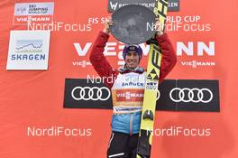 12.03.2017, Oslo, Norway (NOR): Stefan Kraft (AUT) - FIS world cup ski jumping, individual HS134, Oslo (NOR). www.nordicfocus.com. © Thibaut/NordicFocus. Every downloaded picture is fee-liable.