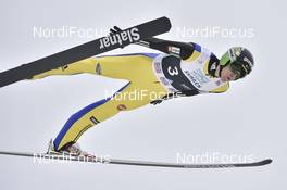 12.03.2017, Oslo, Norway (NOR): Nejc Dezman (SLO) - FIS world cup ski jumping, individual HS134, Oslo (NOR). www.nordicfocus.com. © Thibaut/NordicFocus. Every downloaded picture is fee-liable.