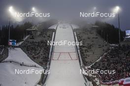 11.03.2017, Oslo, Norway (NOR): Event Feature: fog over the Holmenkollen Jumping Hill - FIS world cup ski jumping, team HS134, Oslo (NOR). www.nordicfocus.com. © Manzoni/NordicFocus. Every downloaded picture is fee-liable.
