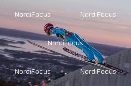 10.03.2017, Oslo, Norway (NOR): Vincent Descombes Sevoie (FRA) - FIS world cup ski jumping, qualification, Oslo (NOR). www.nordicfocus.com. © Manzoni/NordicFocus. Every downloaded picture is fee-liable.