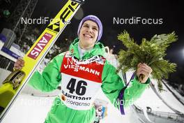 02.03.2017, Lahti, Finland (FIN): Andreas Wellinger (GER) - FIS nordic world ski championships, ski jumping, individual HS130, Lahti (FIN). www.nordicfocus.com. © NordicFocus. Every downloaded picture is fee-liable.