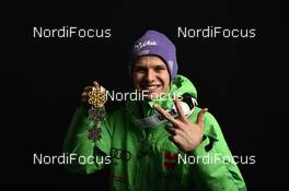 03.03.2017, Lahti, Finland (FIN): Andreas Wellinger (GER) - FIS nordic world ski championships, ski jumping, medals, Lahti (FIN). www.nordicfocus.com. © Thibaut/NordicFocus. Every downloaded picture is fee-liable.
