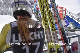 07.01.2017 Oberstdorf, Germany (GER): Alexandra Kustova (RUS) - FIS world cup ski jumping ladies, individual HS137, Oberstdorf (GER). www.nordicfocus.com. © Thibaut/NordicFocus. Every downloaded picture is fee-liable.
