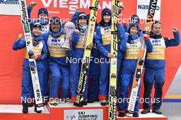 12.03.2017, Oslo, Norway (NOR): Japan Team  - FIS world cup ski jumping ladies, individual HS134, Oslo (NOR). www.nordicfocus.com. © Thibaut/NordicFocus. Every downloaded picture is fee-liable.