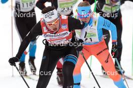 05.02.2017, Oberammergau, Germany (GER): Aurelie Dabudyk (FRA), Tatjana Mannima (EST), (l-r)  - FIS Worldloppet Cup Koenig Ludwig Lauf, Oberammergau (GER). www.nordicfocus.com. © Rauschendorfer/NordicFocus. Every downloaded picture is fee-liable.