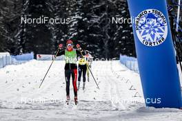 11.02.2017, Cortina-Toblach, Italy (ITA): Katerina Smutna (CZE), Norgren Britta Johansson (SWE), Astrid Oeyre Slind (NOR), (l-r)  - Ski Classics, Cortina-Toblach (ITA). www.nordicfocus.com. © Bragotto/NordicFocus. Every downloaded picture is fee-liable.