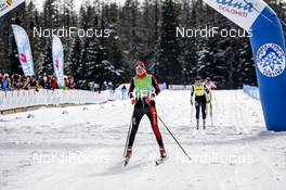 11.02.2017, Cortina-Toblach, Italy (ITA): Katerina Smutna (CZE), Norgren Britta Johansson (SWE), Astrid Oeyre Slind (NOR), (l-r)  - Ski Classics, Cortina-Toblach (ITA). www.nordicfocus.com. © Bragotto/NordicFocus. Every downloaded picture is fee-liable.