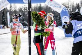 11.02.2017, Cortina-Toblach, Italy (ITA): Astrid Oeyre Slind (NOR), Katerina Smutna (CZE), (l-r)  - Ski Classics, Cortina-Toblach (ITA). www.nordicfocus.com. © Bragotto/NordicFocus. Every downloaded picture is fee-liable.