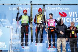 11.02.2017, Cortina-Toblach, Italy (ITA): Andreas Nygaard (NOR), Tord Asle Gjerdalen (NOR), Stian Hoelgaard (NOR), (l-r) - Ski Classics, Cortina-Toblach (ITA). www.nordicfocus.com. © Bragotto/NordicFocus. Every downloaded picture is fee-liable.