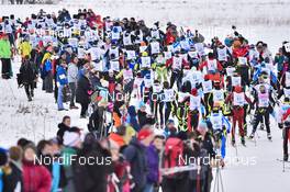 12.02.2017, Morez, France (FRA): (l-r)  - FIS Marathon Cup LaTransjurassienne, Morez (FRA). www.nordicfocus.com. © Thibaut/NordicFocus. Every downloaded picture is fee-liable.