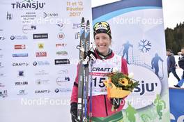 12.02.2017, Morez, France (FRA): Aurore Jean (FRA) - FIS Marathon Cup LaTransjurassienne, Morez (FRA). www.nordicfocus.com. © Thibaut/NordicFocus. Every downloaded picture is fee-liable.