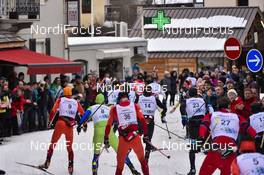 12.02.2017, Morez, France (FRA): Benoit Chauvet (FRA), Kari Varis (FIN), Joeri Kindschi (SUI), Antoine Agnellet (FRA) - FIS Marathon Cup LaTransjurassienne, Morez (FRA). www.nordicfocus.com. © Thibaut/NordicFocus. Every downloaded picture is fee-liable.
