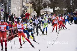 12.02.2017, Morez, France (FRA): Group of athletes  - FIS Marathon Cup LaTransjurassienne, Morez (FRA). www.nordicfocus.com. © Thibaut/NordicFocus. Every downloaded picture is fee-liable.