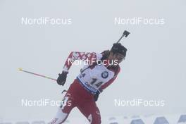 07.01.2018, Oberhof, Germany (GER): Brendan Green (CAN) -  IBU world cup biathlon, relay men, Oberhof (GER). www.nordicfocus.com. © Manzoni/NordicFocus. Every downloaded picture is fee-liable.