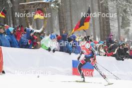 07.01.2018, Oberhof, Germany (GER): Lisa Theresa Hauser (AUT) -  IBU world cup biathlon, relay women, Oberhof (GER). www.nordicfocus.com. © Manzoni/NordicFocus. Every downloaded picture is fee-liable.
