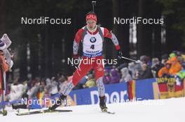05.01.2018, Oberhof, Germany (GER): Oskars Muiznieks (LAT) -  IBU world cup biathlon, sprint men, Oberhof (GER). www.nordicfocus.com. © Manzoni/NordicFocus. Every downloaded picture is fee-liable.