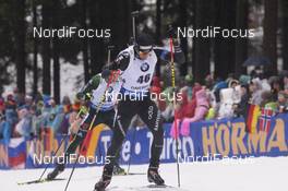 05.01.2018, Oberhof, Germany (GER): Serafin Wiestner (SUI) -  IBU world cup biathlon, sprint men, Oberhof (GER). www.nordicfocus.com. © Manzoni/NordicFocus. Every downloaded picture is fee-liable.