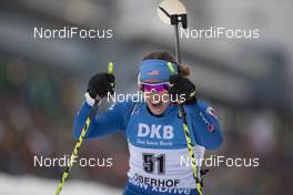 04.01.2018, Oberhof, Germany (GER): Susan Dunklee (USA) -  IBU world cup biathlon, sprint women, Oberhof (GER). www.nordicfocus.com. © Manzoni/NordicFocus. Every downloaded picture is fee-liable.