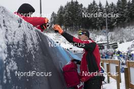 03.01.2018, Oberhof, Germany (GER): Julian Eberhard (AUT) -  IBU world cup biathlon, training, Oberhof (GER). www.nordicfocus.com. © Manzoni/NordicFocus. Every downloaded picture is fee-liable.