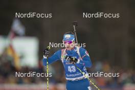11.01.2018, Ruhpolding, Germany (GER): Clare Egan (USA) -  IBU world cup biathlon, individual women, Ruhpolding (GER). www.nordicfocus.com. © Manzoni/NordicFocus. Every downloaded picture is fee-liable.