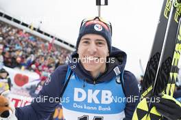 14.01.2018, Ruhpolding, Germany (GER): Quentin Fillon Maillet (FRA) -  IBU world cup biathlon, mass men, Ruhpolding (GER). www.nordicfocus.com. © Manzoni/NordicFocus. Every downloaded picture is fee-liable.