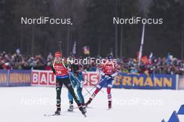 14.01.2018, Ruhpolding, Germany (GER): Franziska Hildebrand (GER) -  IBU world cup biathlon, mass women, Ruhpolding (GER). www.nordicfocus.com. © Manzoni/NordicFocus. Every downloaded picture is fee-liable.