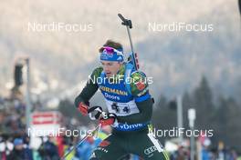 12.01.2018, Ruhpolding, Germany (GER): Simon Schempp (GER) -  IBU world cup biathlon, relay men, Ruhpolding (GER). www.nordicfocus.com. © Manzoni/NordicFocus. Every downloaded picture is fee-liable.