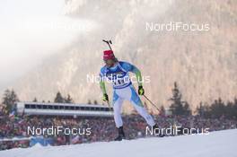 12.01.2018, Ruhpolding, Germany (GER): Lenart Oblak (SLO) -  IBU world cup biathlon, relay men, Ruhpolding (GER). www.nordicfocus.com. © Manzoni/NordicFocus. Every downloaded picture is fee-liable.