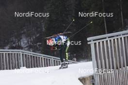 12.01.2018, Ruhpolding, Germany (GER): Benedikt Doll (GER) -  IBU world cup biathlon, relay men, Ruhpolding (GER). www.nordicfocus.com. © Manzoni/NordicFocus. Every downloaded picture is fee-liable.