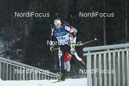 12.01.2018, Ruhpolding, Germany (GER): Florent Claude (BEL) -  IBU world cup biathlon, relay men, Ruhpolding (GER). www.nordicfocus.com. © Manzoni/NordicFocus. Every downloaded picture is fee-liable.