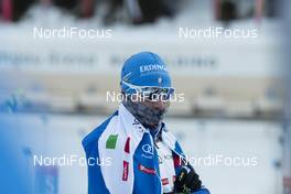 12.01.2018, Ruhpolding, Germany (GER): Lukas Hofer (ITA) -  IBU world cup biathlon, relay men, Ruhpolding (GER). www.nordicfocus.com. © Manzoni/NordicFocus. Every downloaded picture is fee-liable.
